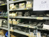 6 x Bays of Racking with Assorted Ironmongery, Jubilee Clips, Handles, Catches, Clips, Bearing Sleeve, Conduit Parts, Runners, Screws, Brackets, Fuel Caps, Wire, Bolts & Other (As Viewed) LOCATED IN STORES SHED 1. - 4