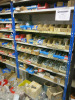 3 x Racks with Approx 22 Shelves of Nuts, Bolts, Washers, Rivets , Screws & Other (As Viewed). LOCATED IN STORES SHED 1.