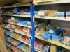 3 x Racks with Approx 22 Shelves of Nuts, Bolts, Washers, Rivets , Screws & Other (As Viewed). LOCATED IN STORES SHED 1. - 4