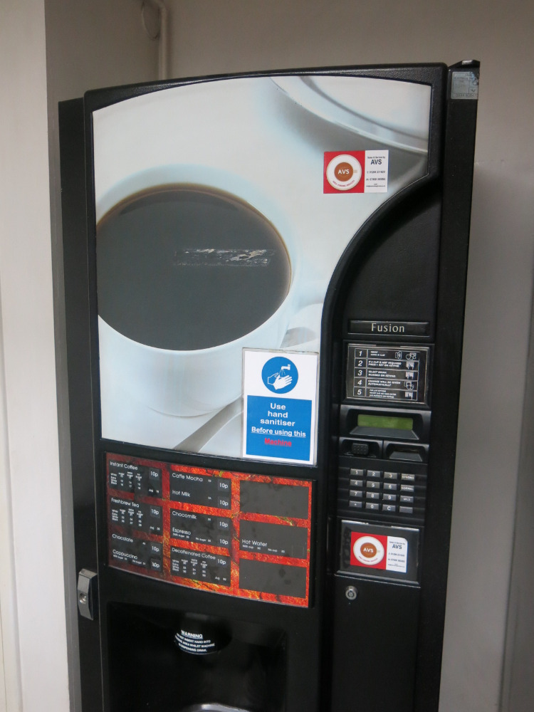 Fusion 01KVS7 Hot Drink Dispenser/Vending Machine with Coin Slot ...