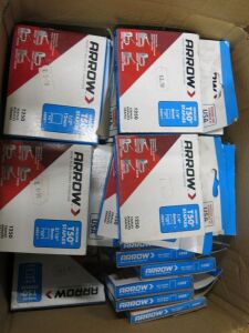 Box Containing 44 Packs of Arrow T50 Staples.