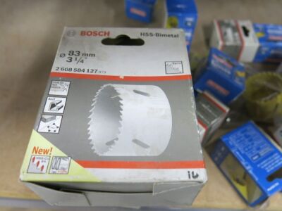 24 x Assorted Packaged Hole Cutters.