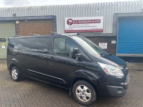 YT65 UWP: Ford Transit Custom 290 Limited LR Panel Van in Black. Manual, Diesel, 2198cc, Mileage 77,816. Comes with Copy of V5.