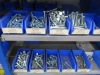 5 x Bays of Blue Parts Racking with Approx 260 x Lin Bins of Fixings, Screws, Nuts, Bolts, Washers & Pop Rivets (As Viewed). - 4