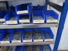 5 x Bays of Blue Parts Racking with Approx 260 x Lin Bins of Fixings, Screws, Nuts, Bolts, Washers & Pop Rivets (As Viewed). - 25