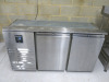 Precision 2 Door S/S Undercounter Freezer, Model MCU 223, S/N 1467445. Size H75 x W135 x D51cm.