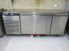 Foster Eco Pro G2 S/S Refrigerated Prep Counter Fridge with 3 Doors, Model EP1/3H, S/N E5364523.Size H83 x W187 x D70cm.