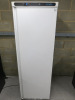 Polar Single Door Upright Fridge in White, Model CD612, S/N 8068464. Size H185 x W60 x D60cm.