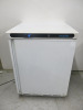 Polar Single Door Freezer in White, Model CD611, Size H85 x W60 x D60cm.