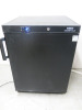 Nisbet's Essentials Under Counter Refrigerator in Black, Model FB046. Size H85 x W60 x D60cm.