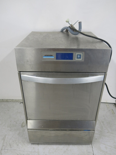 Winterhalter S/S Undercounter High Speed Glasswasher, Model UC-L-Energy, S/N 1179497. Size H90 x W60 x D60cm.