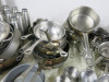 Large Quantity of Assorted Metal Kitchen Accessories to Include: Frying Pans, Sauce Pans, Baking Trays, Cream Chargers, Assorted Tools, etc ( As Viewed/Pictured). - 6