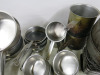 Large Quantity of Assorted Metal Kitchen Accessories to Include: Frying Pans, Sauce Pans, Baking Trays, Cream Chargers, Assorted Tools, etc ( As Viewed/Pictured). - 16