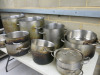 12 x Assorted Sized Stock Pots & Sauce Pans (As Viewed/Pictured). - 8