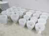 59 x Assorted Sized Mazza Rapida White Cups & Saucers to Include: 26 x Cups & 33 x Saucers. - 3