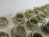 52 x Assorted Sized Genware Cups & Saucers to Include: 24 x Cups & 28 x Saucers. - 4