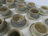 52 x Assorted Sized Genware Cups & Saucers to Include: 24 x Cups & 28 x Saucers. - 6