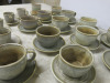 52 x Assorted Sized Genware Cups & Saucers to Include: 24 x Cups & 28 x Saucers. - 8
