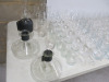 Approx 242 x Assorted Branded G & Co, Artner & Other Restaurant & Bar Glasses to Include: 33 x Champagne, 72 x Wine Glasses, 5 x Brandy, 7 x Cocktail, 100 x Water Glasses, 6 x Water Bottles, 6 x Milk Bottles & 3 x Wine Carafes. - 13