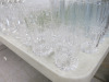 Approx 242 x Assorted Branded G & Co, Artner & Other Restaurant & Bar Glasses to Include: 33 x Champagne, 72 x Wine Glasses, 5 x Brandy, 7 x Cocktail, 100 x Water Glasses, 6 x Water Bottles, 6 x Milk Bottles & 3 x Wine Carafes. - 21