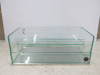 Small Glass Food Display, Size H25 x W64 x D30cm.