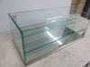 Small Glass Food Display, Size H25 x W64 x D30cm. - 2