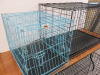 3 x Mesh Dog Cages, 2 x Large & 1 x Medium. NOTE: condition used. - 4