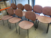 13 x Infiniti Pink Fabric Dining Chairs on Metal Frame. NOTE: condition (As Viewed/Pictured). - 2