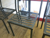 6 x Metal Frame Stacking Chairs. - 3