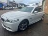 BT16 HWN: BMW 5 Series, 520D M Sport, 4 Door Saloon in White. Diesel, Automatic, 1995cc, Mileage 60,836. 2 Previous Keepers, MOT Expires 18th November 2024. Sold with 1 x New Cut & Coded Key, No V5 or Other Documents Available. - 3