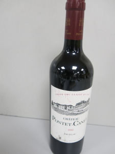 Chateau Pontet-Canet 2012 Pauillac 75cl Bottle of Red Wine