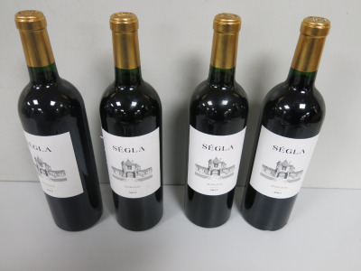 4 x 75cl Bottles of Segla Margaux 2017 Red Wine