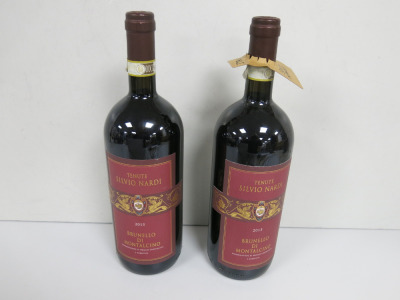 2 x 1.5l Bottles of Tenute Silvio Nardi Brunello Di Montalcino 2015 Red Wine