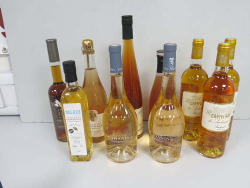 10 x Bottles of assorted Rose Wines and others As Viewed and Pictured