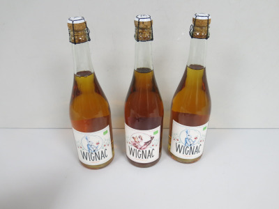 3 x Bottles of Wignac Cidre Bio