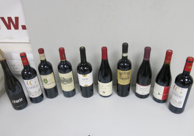 10 x 75cl Bottles of Red Wines (As Viewed/Pictured)