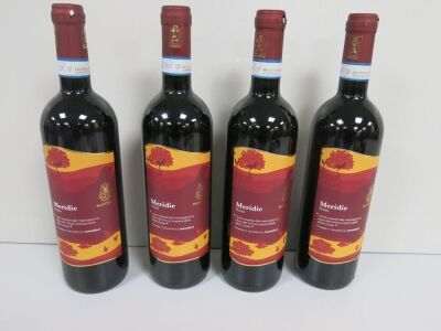 4 x 75cl Bottles of Meridie Rosso 2019 Red Wine