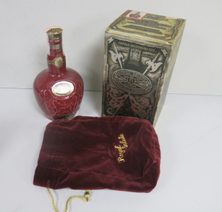 Chivas Royal Salute 21 Year Old Blended Scotch Whisky in Ruby Flagon with Matching Cover and Presentation Box