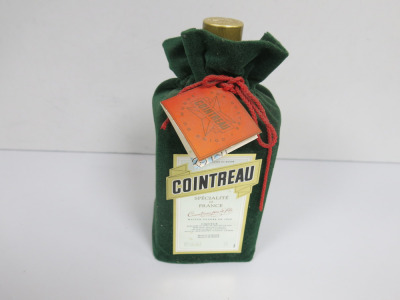 Bottle of Cointreau with Green Cover, 1 Litre