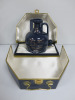 Venice Simplon Orient Express 12 Year Old Single Malt Scotch Whisky in Presentation Case with Ceramic/Cork Stopper Inside. This Single Malt was only available for purchase on the world famous train The Orient Express. The ceramic decanter is supplied in 