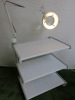 3 Shelf Trolley with Magnifying Lamp. - 2