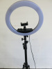 Neewer LED Soft Ring Light, Model RL-14 on Tripod. - 2