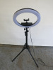 Neewer LED Soft Ring Light, Model RL-14 on Tripod. - 3