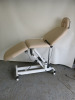 Darley Electric 3 Section Remote Controlled Massage Table with Upper & Lower Reclining Sections & Head Rest.