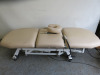 Darley Electric 3 Section Remote Controlled Massage Table with Upper & Lower Reclining Sections & Head Rest. NOTE: remote requires attention. - 3