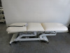 Electric 3 Section Remote Controlled Massage Table with Upper & Lower Reclining Sections. - 5