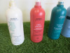 Approx 65 x Part Bottled Hair Salon Branded Products by Aveda, Scwarzkopf & Kera Straight with Shampoo, Conditioner, Color Catalyst etc to Include: 27 x Part Bottles of Aveda Shampoo, 7 x Aveda Part Color Catalyst, 4 x Schwarzkopf Part Developer, 5 x Kera - 4
