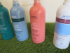 Approx 65 x Part Bottled Hair Salon Branded Products by Aveda, Scwarzkopf & Kera Straight with Shampoo, Conditioner, Color Catalyst etc to Include: 27 x Part Bottles of Aveda Shampoo, 7 x Aveda Part Color Catalyst, 4 x Schwarzkopf Part Developer, 5 x Kera - 5