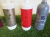 Approx 65 x Part Bottled Hair Salon Branded Products by Aveda, Scwarzkopf & Kera Straight with Shampoo, Conditioner, Color Catalyst etc to Include: 27 x Part Bottles of Aveda Shampoo, 7 x Aveda Part Color Catalyst, 4 x Schwarzkopf Part Developer, 5 x Kera - 6