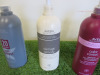 Approx 65 x Part Bottled Hair Salon Branded Products by Aveda, Scwarzkopf & Kera Straight with Shampoo, Conditioner, Color Catalyst etc to Include: 27 x Part Bottles of Aveda Shampoo, 7 x Aveda Part Color Catalyst, 4 x Schwarzkopf Part Developer, 5 x Kera - 7